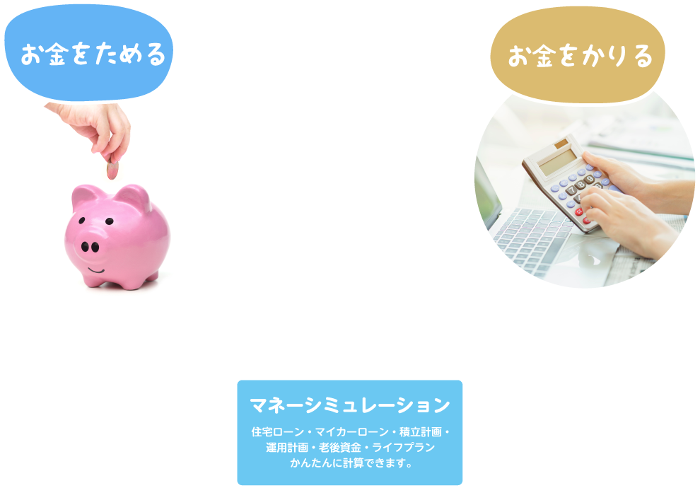 お金をためる・お金をかりる
